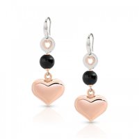 Orecchini Nomination Donna in Argento Onice 145230/011 - 145230/011